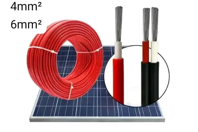 Câble photovoltaïque DC 4 mm² / 6 mm²