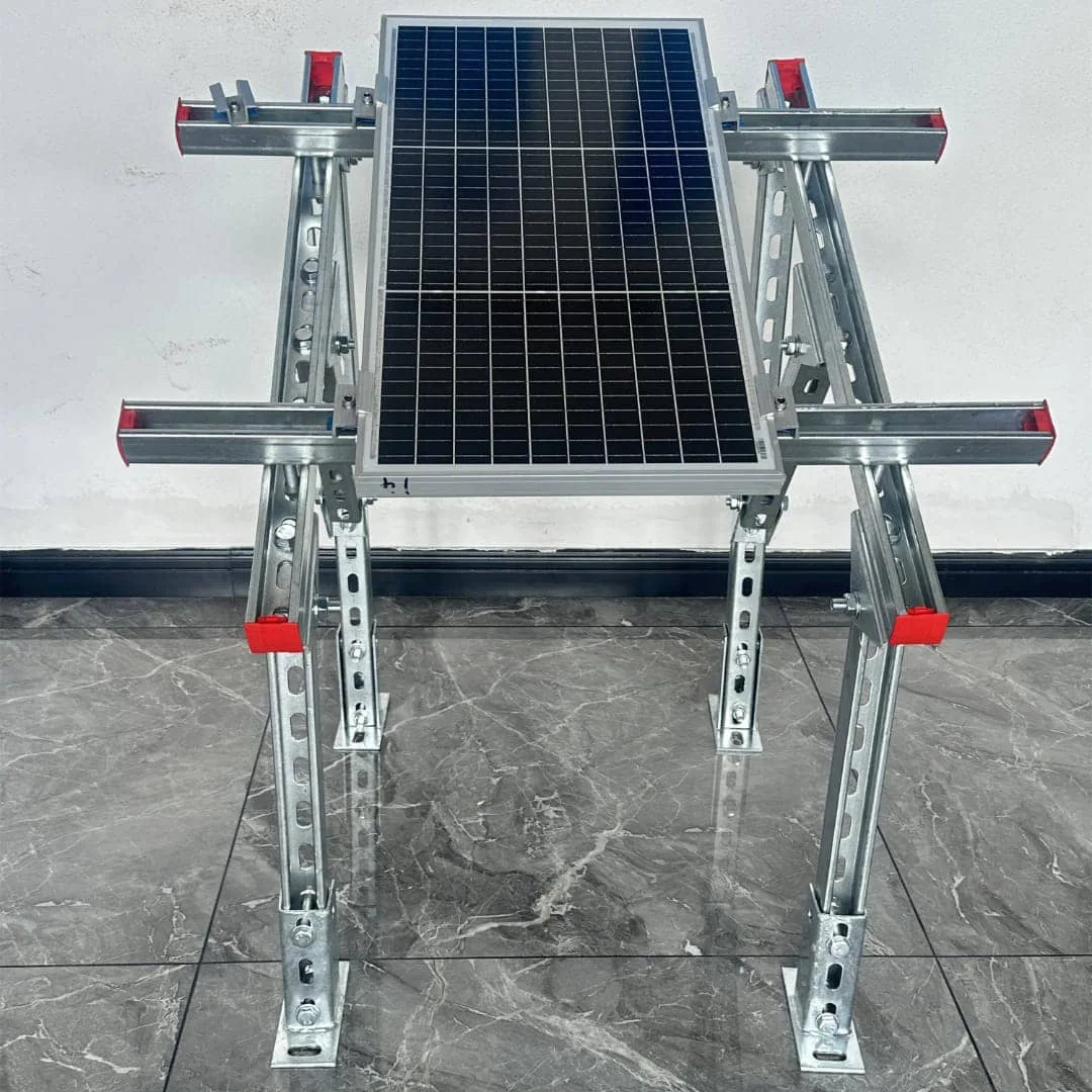 Structure de montage inclinée pour panneau photovoltaïque