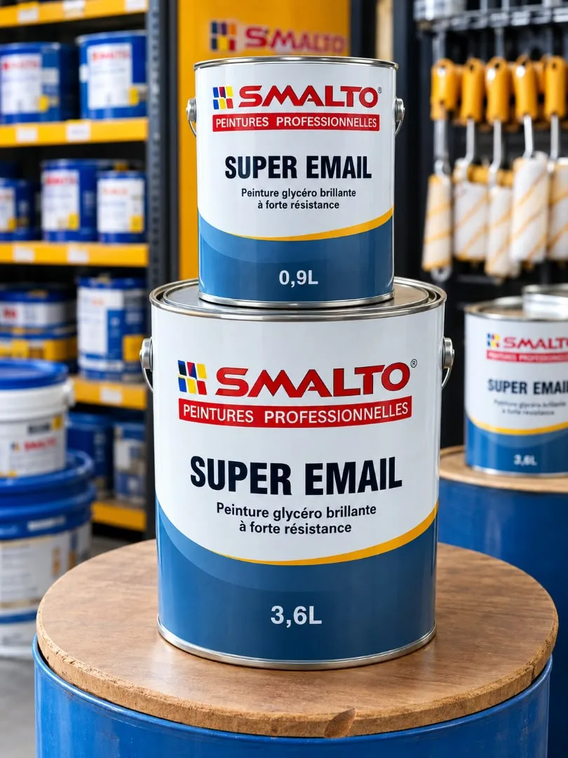 Pot de peinture SMALTO blanche